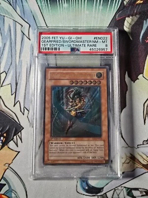 Gearfried the Swordmaster FET-EN022 Ultimate Rare 1st Edition PSA Grade 8 - Image 1 of 4