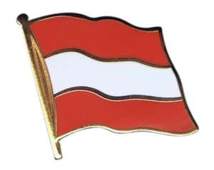 Österreich Flaggen Pin Fahnen Pins Fahnenpin Flaggenpin Anstecker - Picture 1 of 1