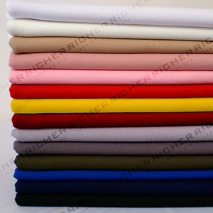 Fine Knitted 1x1 Rib Stretch Cuffing Fabric Material Cuffs Collars Waistbands - Picture 1 of 15