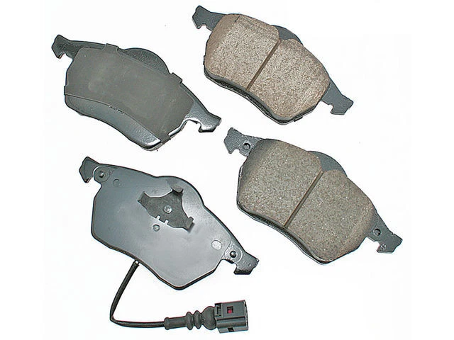 Conjunto de pastilhas de freio dianteiro Akebono 65QK17D compatível com 2000-2006 Audi TT Quattro 1.8L 4 cilindros - Imagem 1 de 1