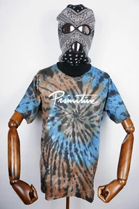 Primitive Skate Skateboards Skateboard Tee t-shirt Shirt New Tie-Dye black L - Picture 1 of 2