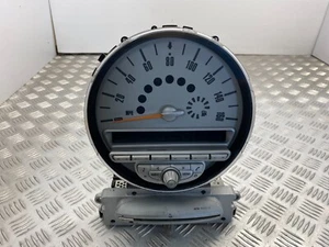 2010 MINI COOPER R56 1.6 P SPEEEDOMETER & CD RADIO PLAYER HEAD UNIT OEM 3455539 - Picture 1 of 7