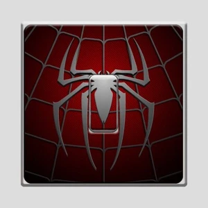 Spiderman Suit Emblem Movie UK Light Switch Vinyl Sticker for Spidey Bedroom - Picture 1 of 1