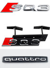 For Audi Sq3 3Pcs Chrome Sq3 Rear Emblemsq3 Grille Emblemquattro Rear