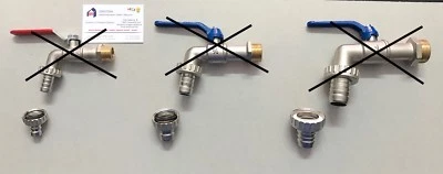 RICAMBIO RACCORDO PORTAGOMMA IN OTT. CROM. X RUBINETTO SFERA 1/2 3/4 1" 11/4" - Immagine 1 di 2