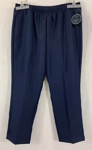 Karen Scott Woman 100% Polyester Elastic Poll On Pants 2X - Inseam Length: 30 - Picture 1 of 8