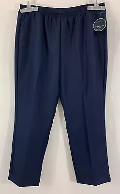 Karen Scott Woman 100% Polyester Elastic Poll On Pants 2X - Inseam Length: 30 - Image 1 of 4