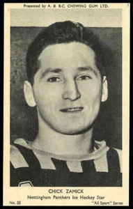 A&BC - "All Sport Series" (1954) - Chick Zamick (Nottingham Panthers Eishockey) - Bild 1 von 2