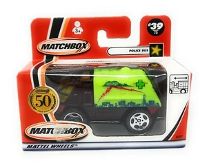 Matchbox 2002 No 39 Police Bus w Logo 50 years box MBX Superfast - Picture 1 of 1