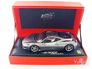 1/18 FERRARI 458 ITALIA Met Silver 790 BBR P1813GF Limited 03/30 - Foto 1 di 12