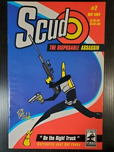 SCUD The Disposable Assassin #2 1st print, Rob Schrab, Fireman Press, NM- 9.2 - Picture 1 of 1
