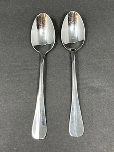 Oneida Baguette Stainless Steel Flatware Set of 2 Teaspoons - Picture 1 of 4