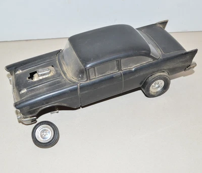 Vintage 1957 CHEVY BELAIR Gasser Model Car Built Up 1/25 Scale Junkyard - Image 1 of 4