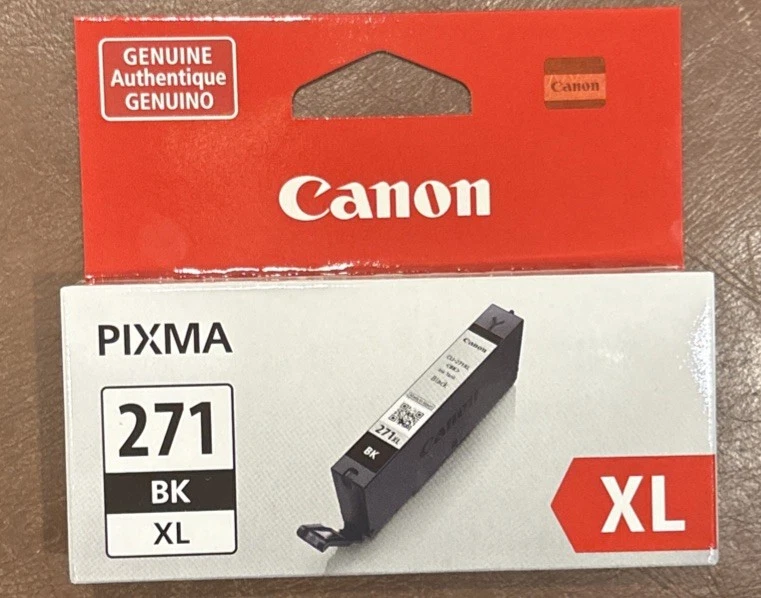 CANON - 271XL высокой мощности черный подлинный оригинальный чернильный картридж - новый запечатанный - Изображение 1 из 1