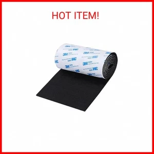 Felt Furniture Pads, Non Slip Self Adhesive Cuttable Felt Tape Black Heavy Duty - Picture 1 of 2