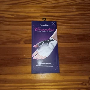 New Ladies PowerBilt COUNTESS Half Finger Mesh Golf Glove Small Left for RHers - Picture 1 of 1