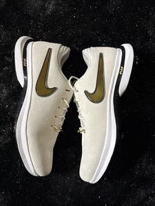 Nike Air Zoom Victory Tour ESG NRG 'White/Gold-Silver' FJ2241-100 Men's Size 8 - Picture 1 of 9