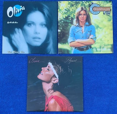 Olivia Newton-John's 3 LP LOT of Vinyl LP's in Near Mint!! Condition - Physical - Imagem 1 de 2