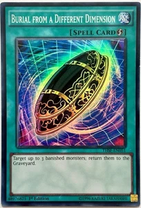 THSF-EN051 Burial from a Different Dimension - Super Rare 1st Ed Lightly Played  - Picture 1 of 3