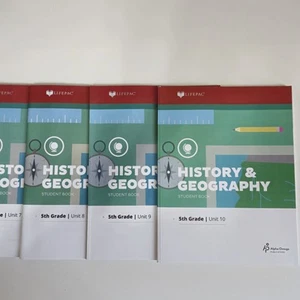 Alpha Omega Lifepac Geschichte & Geographie Bücher Einheiten 5 - 10 Schülerbuch - Bild 1 von 3