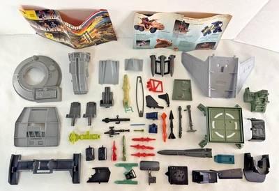 Vtg 1980s GI Joe LOT of 47 Weapons Missiles Parts Hasbro COBRA JUMP & MORE - Image 1 of 4