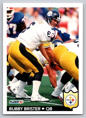 1992 Fleer #341 Bubby Brister - Image 1 of 2