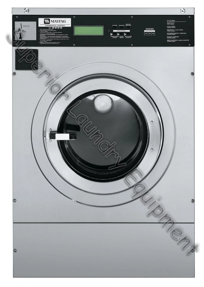 Maytag MFR40PDCTS Washer, 40Lb, Stainless Steel, Coin, 240V, 1Ph, Reconditioned - Image 1 of 1