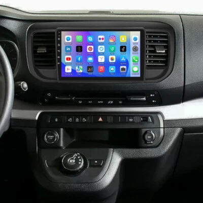 Autoradio Android 13 GPS NAVI Wifi Für Citroen Jumpy Peugeot Expert Space Tourer - Bild 1 von 4