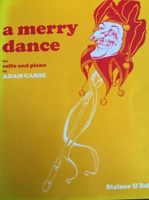 CARSE MERRY DANCE CELLO and PIANO, good condition ,Stainer and Bell - Image 1 of 2