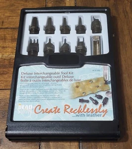 Tool Kit Create Recklessly With Leather Deluxe Interchangeable Kit New Kit - Picture 1 of 6