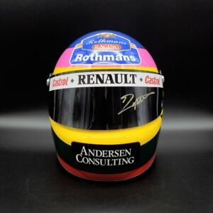 Jacques Villeneuve Signed Helmet Visor 1997 Williams Renault 1:1 Scale AS-00668