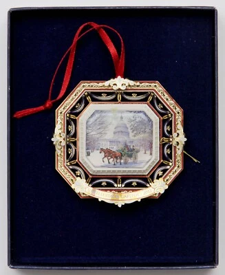 United States Capitol Historical Society Holiday Metal Ornament w/ Box US 2012 - Image 1 of 4