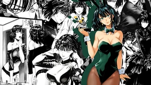 Anime onepunch man fubuki girls manga bunny suit ears Playmat Gaming Mat Desk - Picture 1 of 1