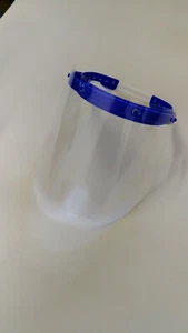 2 Wahl!!! 10 Stück blau Gesichtsschutz Spuckschutz Gesichtsvisier Face shield - Bild 1 von 4