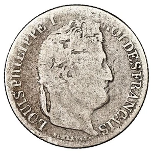 France Louis-Philippe 1/2 franc 1834 H La Rochelle argent F.182 Gad.408 KM.741 - Imagen 1 de 2