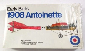 Entex Early Birds 1908 Antoinette 1/72 Scale Model Kit No 8520B New - Picture 1 of 2
