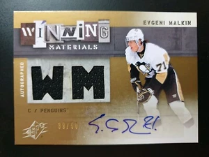2009-10 SPx Winning Materials Autographs #AWMEM Evgeni Malkin #39/50 - Picture 1 of 2