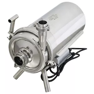 10Ton/H Food Grade Centrifugal Pump 304 SS Sanitary Pump 2200W Powerful 220V - Picture 1 of 19