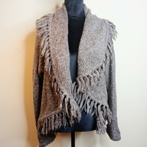 nine west plaid sweater coatigan