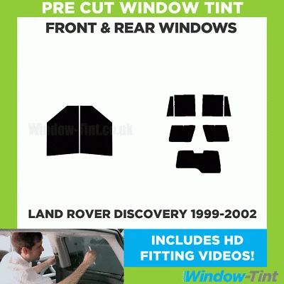 For Land Rover Discovery 1998-04 Full Pre Cut Window Tint Kit Front & Rear Film - Image 1 of 4