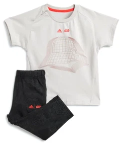 [IV9629] adidas x Star Wars Tee and Pants (Darth Vader) Set 4T - Picture 1 of 6