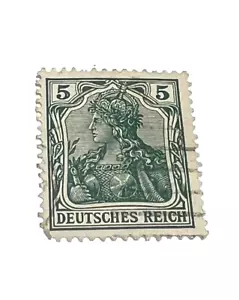 German Duetches Reich Vintage 5 Pf Stamp NICE. - Picture 1 of 5