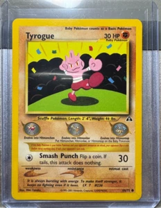 Pokemon Tyrogue 66/75 Neo Discovery-Unlimited Edition Regular - Picture 1 of 3