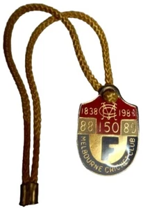 Collectable 88-89  Melbourne Cricket Club Medallion - Picture 1 of 4