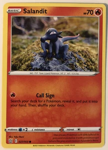 Pokemon Battle Styles Salandit 27/163 NM/M  - Picture 1 of 1
