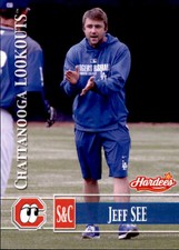 2014 Chattanooga Lookouts Grandstand #26 Jeff See Lake Charles Louisiana LA Card