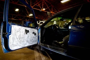 Paneles de puerta de aluminio para BMW E36 318ti pieles pista de carreras coche borrar tarjetas - Imagen 1 de 4