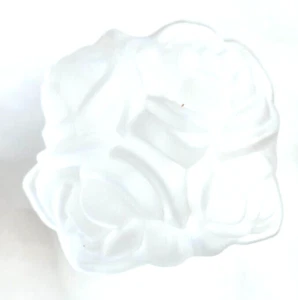 VTG Frosted Crystal Cork has the shape of a rectangle Roses flowers 69 x 66mm - Picture 1 of 10