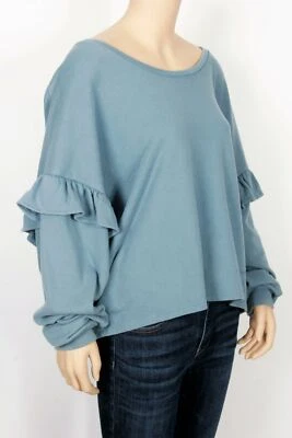 Sudadera con mangas con volantes Lucky Brand nueva con etiquetas - talla grande Foto 1 de 4