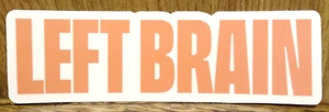 Left Brain Sticker ~ 4.5 inches - Picture 1 of 1